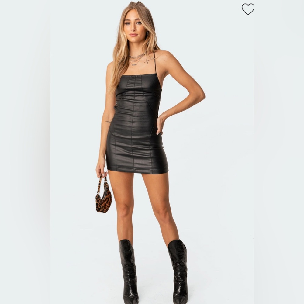 EDIKTED Black Dress
